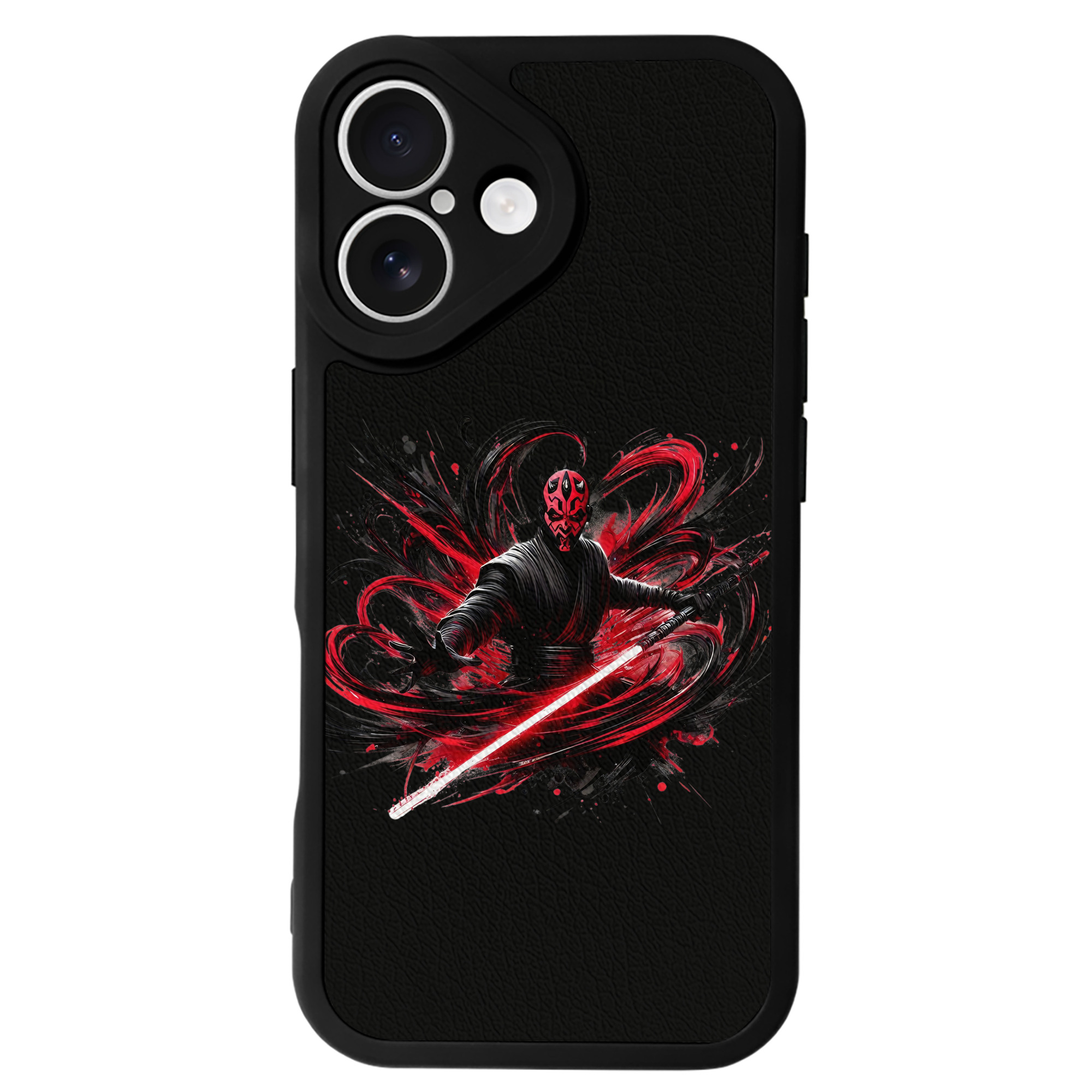 （画像用） スター・ウォーズ Star Wars 【iPhone 16シリーズ対応】シリコンスマホケース（レザー調） 材質：シリコン